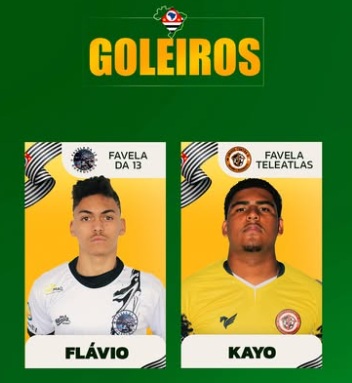 Goleiros - Seleção Taça das Favelas SP