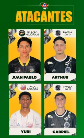 Atacantes - Seleção Taça das Favelas SP