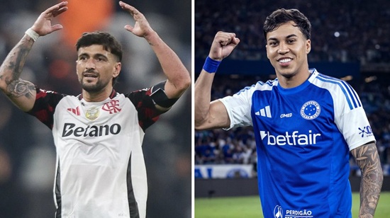 Arrascaeta (Flamengo) / Kaio Jorge (Cruzeiro) - Brasileirão 2025