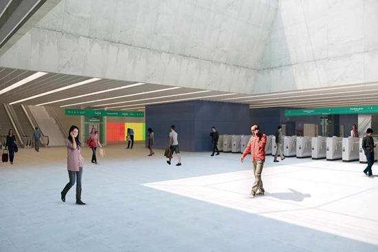 Projeto da estação Dutra da Linha 2-Verde (Tetra)