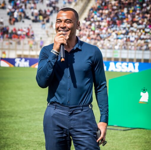 Cafu na final da Taça das favelas (Foto: @futebolquebrada_)