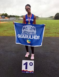 Ketlen Gonçalves consagrou campeã no salto triplo - Foto: Divulgação