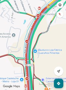 Acidente aconteceu no acesso ao Jardim Santo Afonso pela Rodovia Ayrton Senna - Foto: Reproduação/Google Maps