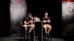 Comediantes Dihh Lopes e Márcio Donato em show “A Série B” - Foto: Divulgação