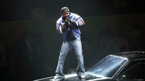 Kendrick Lamar em apresentação no SuperBowl 2025 - Foto: Chris Graythen/Getty Images