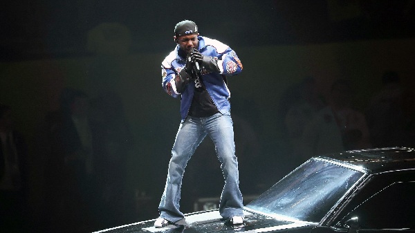 Kendrick Lamar em apresentação no SuperBowl 2025 - Foto: Chris Graythen/Getty Images