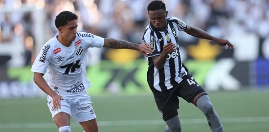 Botafogo 2x2 Santos - Brasileirão 2025