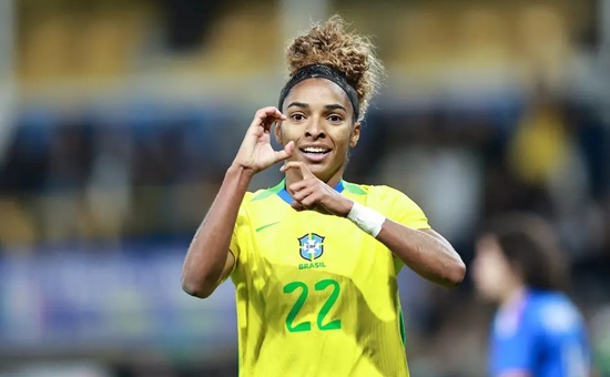 Gol Luany - Brasil 1x0 Itália. (Foto: Lívia Villas Boas/ CBF)