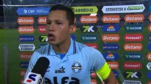 Entrevista de Marlon pós-jogo contra RB Bragantino - Foto: Reprodução/Premiere