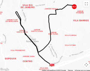 Mapa do trajeto - Foto: Reprodução/Coca-Cola