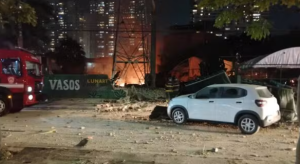 Explosão ocorreu nesta noite de quinta-feira (13) - Foto: Reprodução/G1