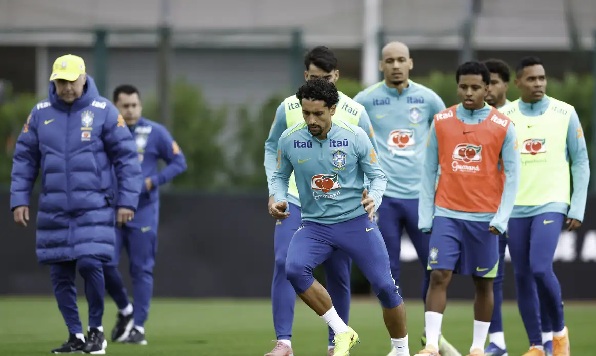 Treinamento da seleção brasileira em Londres - Foto: Rafael Ribeiro/CBF/Direitos Reservados