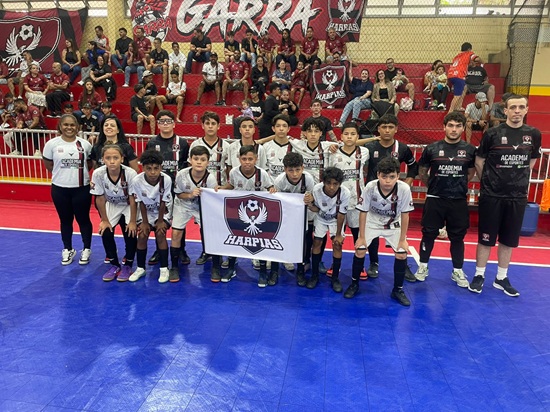 Harpias garantiu vaga na decisão do Aberto Sub-14 da Federação Paulista de Futsal (Foto: Victon Maquilai)