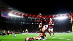 Flamengo 3x2 Santos - Brasileirão 2025 (Foto: Gilvan de Souza / CRF)