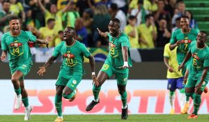 Derrota para Senegal por 4x2 em 2023 - Foto: CAF/Reprodução