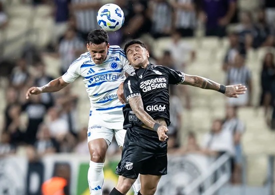 Ceará 1x1 Cruzeiro - Brasileirão 2025 (Foto: Samuel Andrade/Cruzeiro)