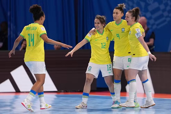 Brasil 4x1 Espanha - Copa do Mundo Feminina de Futsal (Foto: Fábio Souza/CBF)