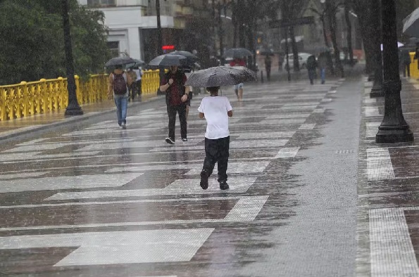 Chuva em Guarulhos - Foto: Reprodução