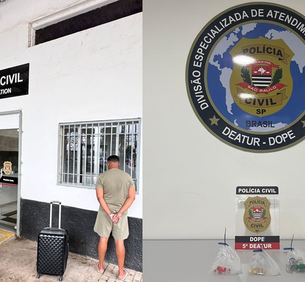 Homem foi preso neste sábado (13) - Foto: Divulgação/SSP