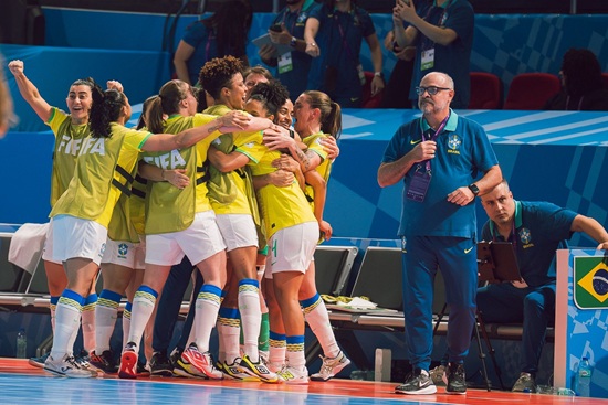 Brasil 4x1 Espanha - Copa do Mundo Feminina de Futsal (Foto: Fábio Souza/CBF)