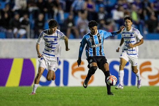 Grêmio 2x3 Cruzeiro - Copa SP ´´Copinha`` (Foto: Angelo Pieretti/Grêmio FBPA)