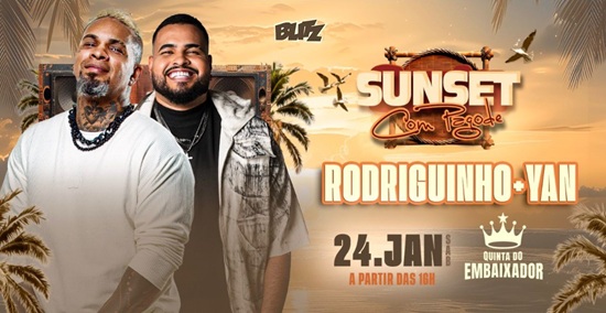 Rodriguinho e Yan comandam a Feijuca do Embaixador em Guarulhos (Foto: Divulgação)