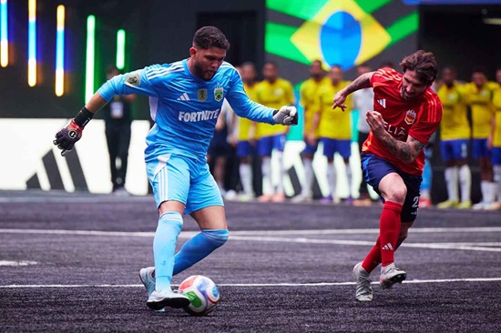 Brasil 3 x 7 Espanha - Kings League Nations (Foto: X/Kings League Espanha)