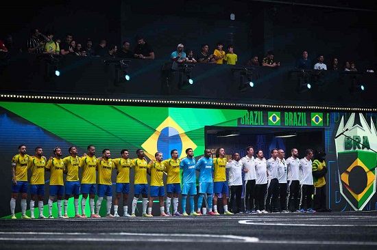 Brasil encara a Itália nas quartas de final da Kings League Nations (Foto: Rebeca Schumacker/Quality Sport Images)