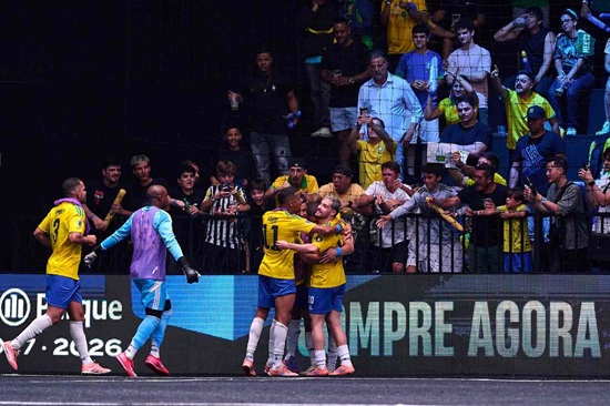 Brasil 8x3 México - Kings League Nations (Foto: Rebeca Schumacker/Quality Sport Images)