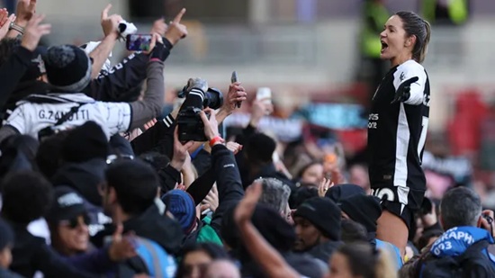 Corinthians vence o Gotham FC e vai à final da Copa dos Campeões Feminina (Foto: Adrian Dennis/AFP)