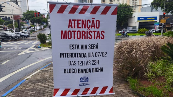 Confira algumas alternativas no trânsito de Guarulhos para evento da Banda Bicha neste sábado (Foto: Cauã Borges)