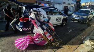 GCM de Guarulhos apreende balão e prende homem em flagrante no Parque Santo Antônio (Foto-Divulgação)