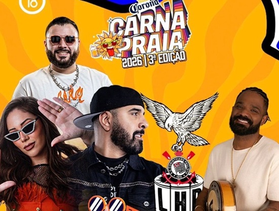 CarnaPraia 2026 reúne grandes atrações e reforça Bar Praia como ponto de encontro do Carnaval em Guarulhos (Foto: Divulgação)