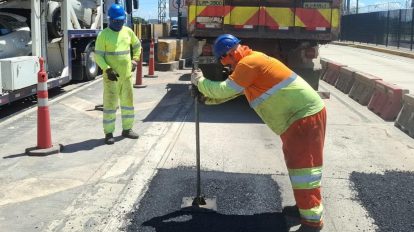 Após período de chuvas, Via Dutra passa por força-tarefa de recuperação do pavimento (Foto-CRR RioSP)