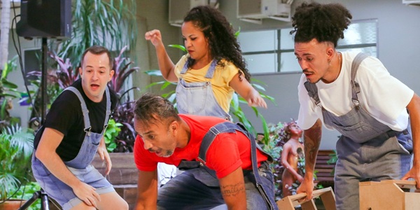 Espetáculo “Antes da Chuva Chegar” será apresentado gratuitamente neste sábado (Foto: Julia Antunes)