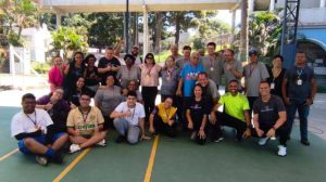 Dupla da Subsecretaria de Acessibilidade vence torneio de dominó do Cerag em Guarulhos (Fotos Divulgação / PMG)