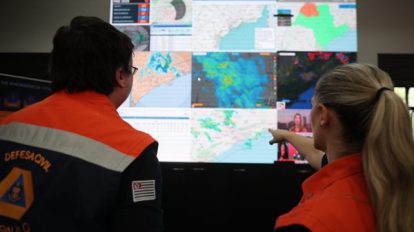 Defesa Civil dispara alertas via SMS para sete regiões de SP (Foto: Divulgação/Governo de SP)
