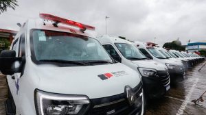 Governo de SP entrega 200 ambulâncias e vans para transporte de pacientes nos municípios (Foto-Reprodução)