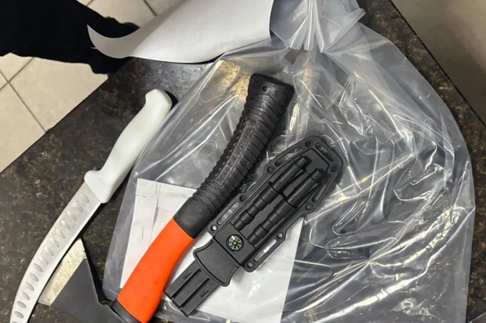 Armas apreendidas durante ataque / Divulgação: Polícia Militar