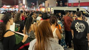 Ato contra o feminicídio / Foto: Gabriel Barbosa