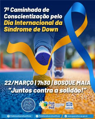 Caminhada de Conscientização pelo Dia Internacional da Síndrome de Down / Imagem - Reprodução