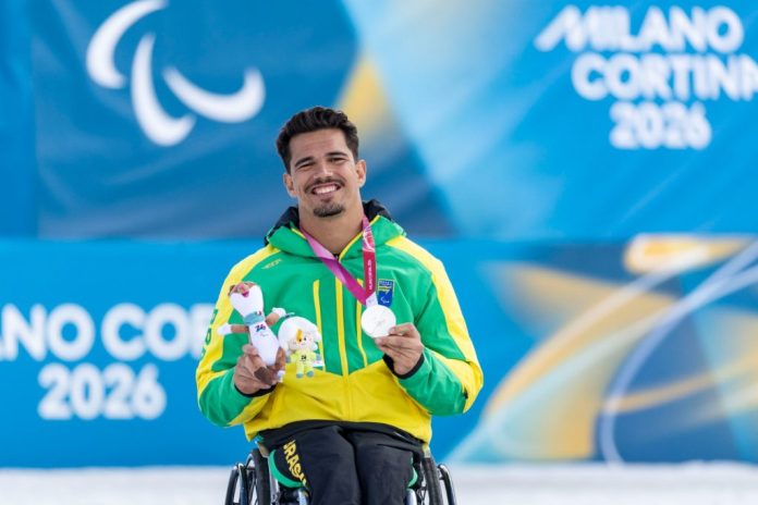 Cristian Ribera conquista prata e garante primeira medalha do Brasil nos Jogos Paralímpicos de Inverno (Foto-Reprodução)