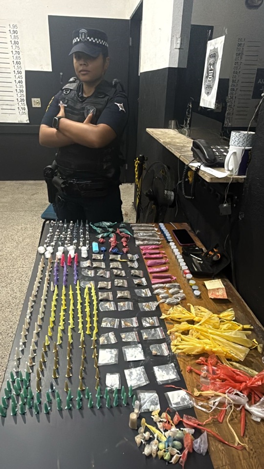 GCM prende suspeito e apreende quase 1 kg de drogas em Guarulhos (Foto-Divulgação / PMG)