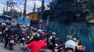 Motoboys realizam protestos e afetam trânsito em Guarulhos e São Paulo (Foto-Reprodução)