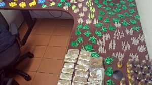 GCM apreende 1,8 kg de entorpecentes no Jardim Cristian Alice (Foto-Divulgação / PMG)