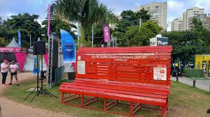 UNG leva Banco Vermelho à Corrida do Batom e reforça combate ao feminicídio (Foto: João Saraiva/ UNG)