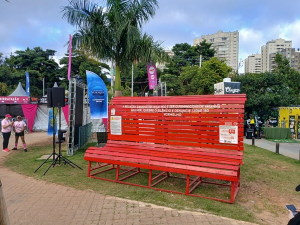 UNG leva Banco Vermelho à Corrida do Batom e reforça combate ao feminicídio (Foto: João Saraiva/ UNG)
