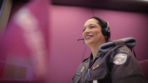 Policial militar de SP supera violência doméstica e passa a apoiar mulheres (Foto: Pablo Jacob/Governo de SP)
