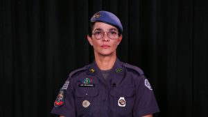 Coronel Glauce Anselmo Cavalli, primeira mulher a comandar a Polícia Militar em toda a sua história.