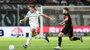 Palmeiras abriu o placar diante do Bragantino, Brasileirão (Foto: Vitor Vidal/Agencia F8/Folhapress)